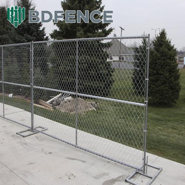 Galvanized Wire Mesh Temp Construction Fence For Site Security Control