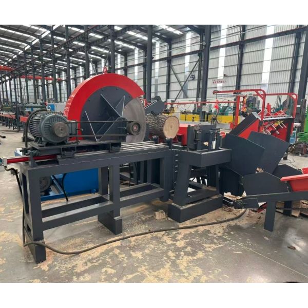 50-Ton Hydraulic Thrust Mobile Fully Automated Firewood Processor for 600mm Log Diameter Splitting
