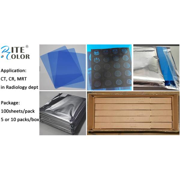 А4 медицинская чернила сухой рентгеновской визуализации синяя пленка для медицинских изделий