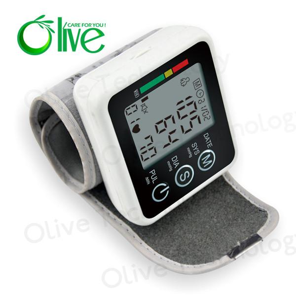 2015 hot promotion,portable wrist type blood pressure monitor