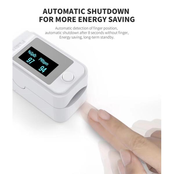 Saturometro Medical Fingertip Pulse Oximeter LK89 Oxygen Saturation Monitor