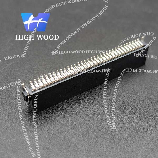 HW-M55-7106842R 1.27mm (0.05) Pitch PCB Horizontal SMT Connector