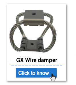 Анти- противовибрационный демпфер веревочки провода нержавеющей стали удара для промышленного машинного оборудования