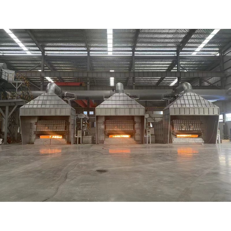 15 Ton Aluminum Melting Furnace Natural Gas / Heavy Oil Aluminium Furnace Machine