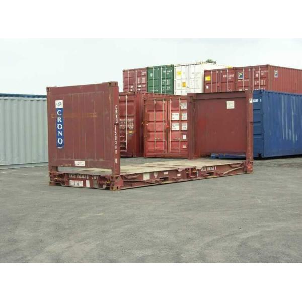 Corten Steel 20ft 40ft Used Flat Rack Containers Second Hand Floor Plywood or Steel