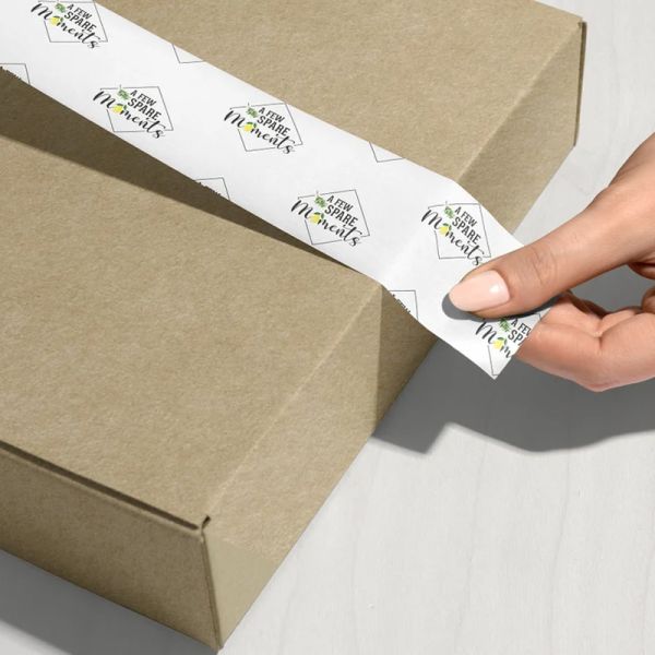 Customized Round Thank You Roll Stickers Waterproof