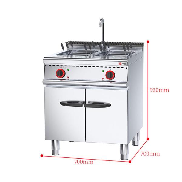 Простая работа Коммерческая машина для изготовления лапши с шкафом 700*700*920 мм Преимущество