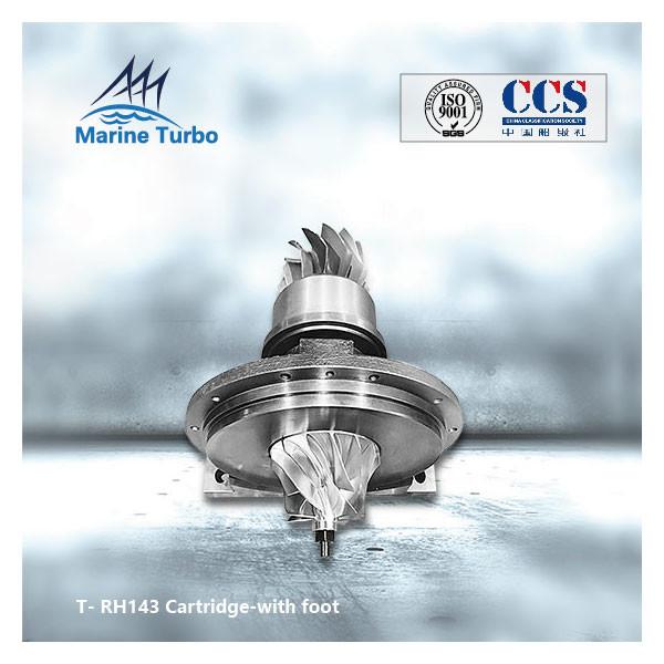 Fluxo radial diesel  RH143 cartucho de turbocompressor com pé