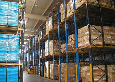 5000mm High Volume Drive In Pallet Racking Cold Rolled For Warehouse