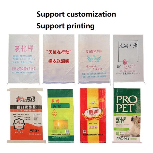 Рис муки Snakeskin белого риса сплетенный сумкой упаковывая 60 килограммов нагружать