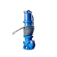 Ductile Iron Electric Submersible Slurry Pump 7.5kw 5.5hp 25m³/H 50m Submersible Drainage Pump