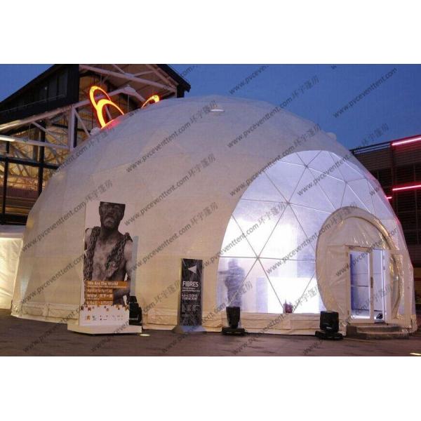 Outdoor PVC 5-50m Big Wedding Portable Geodesic Dome Shelter Event Party Tent