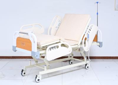 Electric 3-Function Hospital Bed Height Adjustable 440-700mm ABS Headboard Footboard