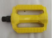Amarelo Mais leve Mtb Pedal plano Resistência ao deslizamento Longa vida útil