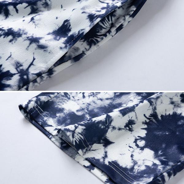 Thin Wide Speed Dry Surfer Swim Trunks Tie Dye Beach Pants For Men