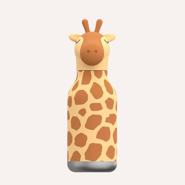 Custom Silicone Lid Stainless Steel Water Bottle for Kids