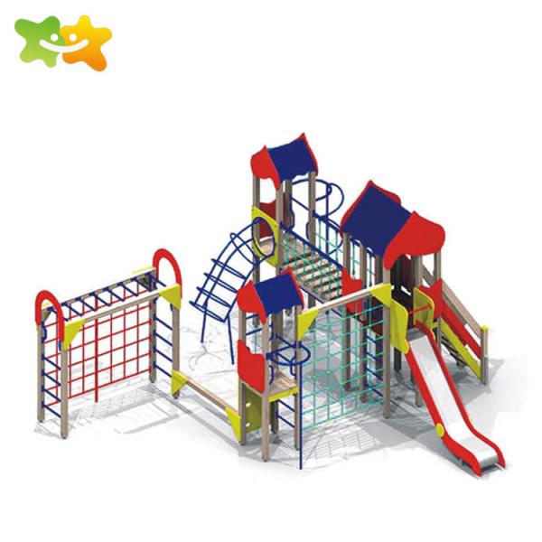 CE Approved Preschool Playground Outdoor Climb Kids Plastic Slide Park Equipment
