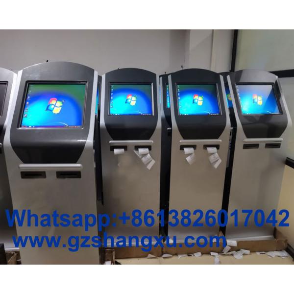 IR Touch Screen Queue Management System Ticket Dispenser Kiosk Token Number Ticket Machine