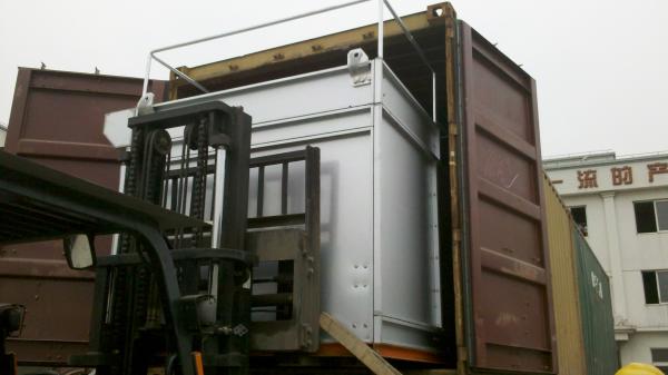 380V 3P 50HZ Closed Circuit Cooling Tower 50 M3/H Nominal Flow Rate Long Lifespan