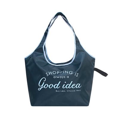 Uniform 210D Foldable Oxford Tote Bag CMYK Offset Printing