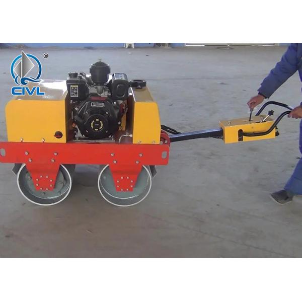 Walk - Behind Double Drum Roller / 0.6ton Mini Road Roller / 13hp Gasoline Engine / Roller - Compactor