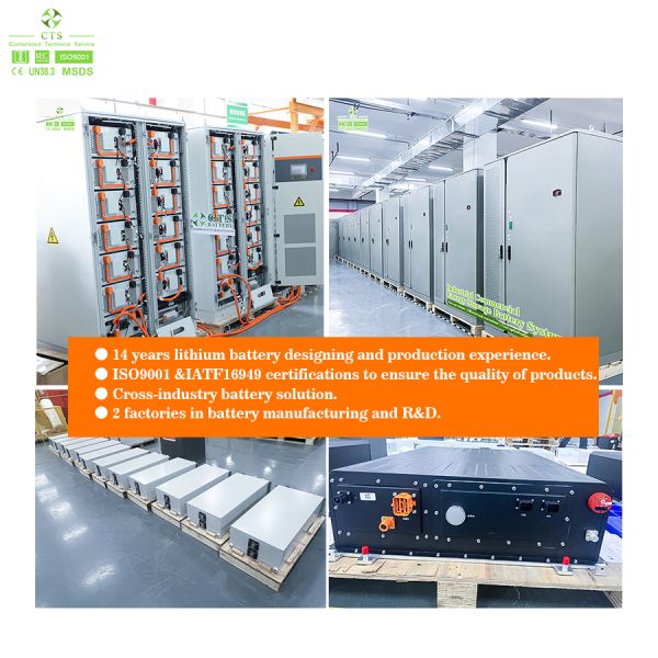 High Performance 50kWh to 362kWh Solar Energy Storage with 30kW to 125kW PCS Power LiFePO4 Battery with Remote Monitoring for Commercial Industrial ESS