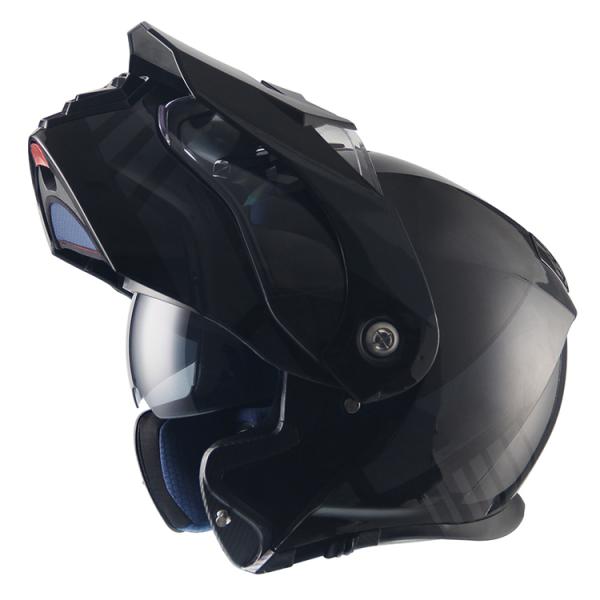 Double Visor Custom Black Dot Flip Up Motorcycle Helmet for Replacement/Repair Needs