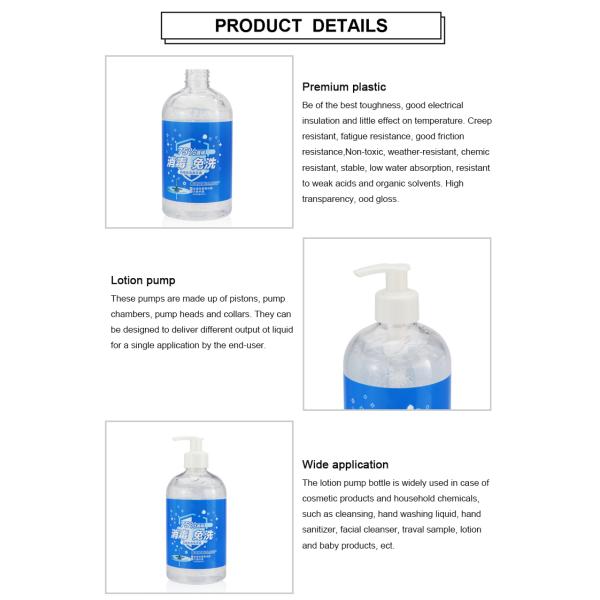 Promotional cute spray bottle east to carry pump body lotion bottling set