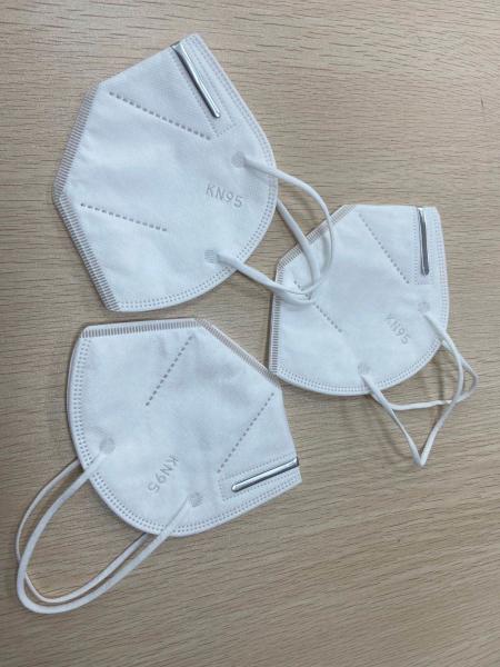 Melt Blown Fabric KN95 Face Mask Light Weight Protective Respirator Mask