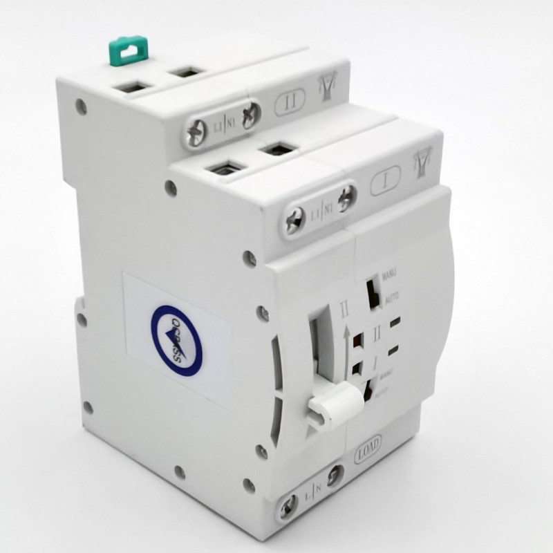 Factory Priced 63A Automatic Transfer Switch (ATS) 2P 220V for Solar Electric System PC Type