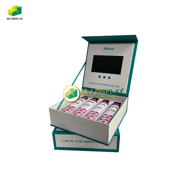 Custom Digital Music Video Gift Carton Packaging Box with LED Cardboard Display