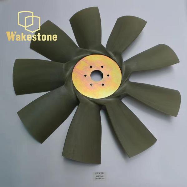 CAT330B Peças sobressalentes de escavadeiras As lâminas do ventilador 9 lâminas 6 furos para resfriamento do motor