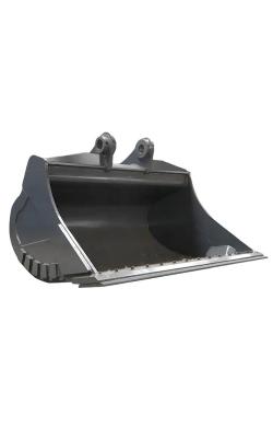 Hign Volume Hydraulic Tilt Mud Bucket With Dual Cutting Edge Blades