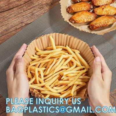 Air Fryer Disposable Paper Liner Reusable Air Fryer Liners, Round Air Fryer Parchment Paper, Non-Stick Food Grade