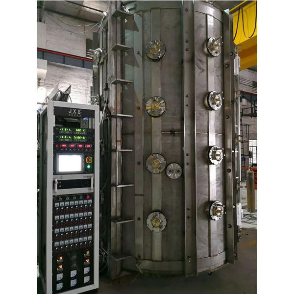 Máquina de revestimento de aço inoxidável do vácuo do encaixe PVD da eficiência elevada uniforme da espessura de revestimento