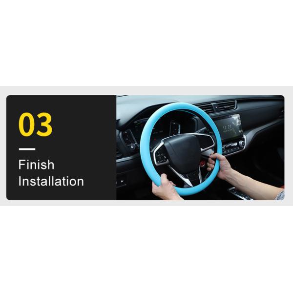 Universal Silicone Car Steering Wheel Cover with Moulding Processing Service