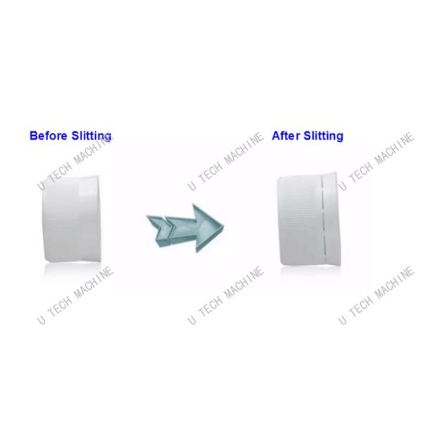 Plastic Bottle Cap Making Machine Pvc Pet Bottle Cap Slitting Cutting
