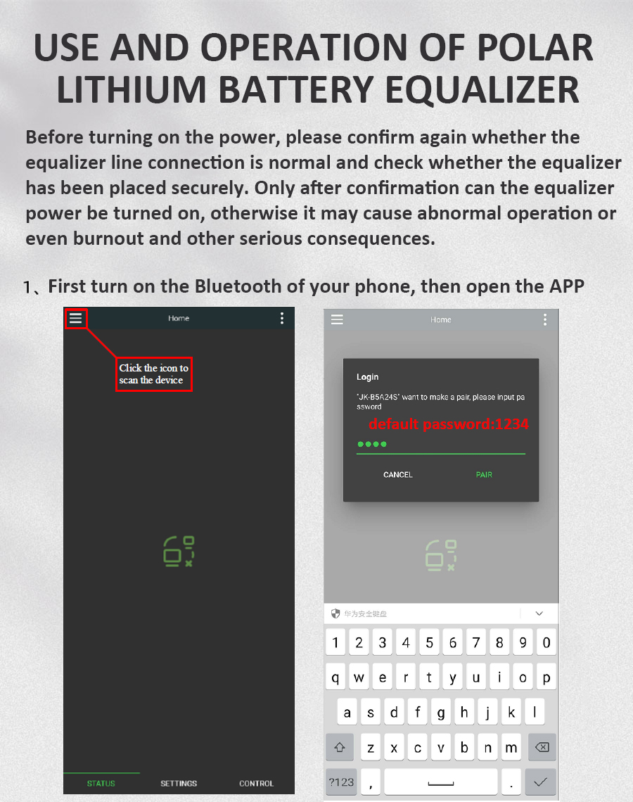 Bluetooth Active Battery Balancer 2A - 15A Smart Lithium Battery Equalizer 4S / 24S For LiFePO4 NMC LTO