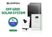 Sistema de montagem fotovoltaica de inversor híbrido 5000w 6000w 8000w Sistema solar fotovoltaico