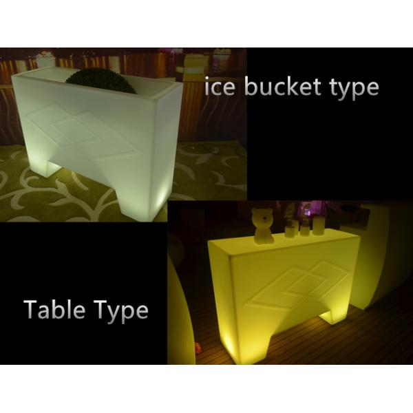 Modern LED Light Bar Table Colorful Commercial Furniture For Night Club
