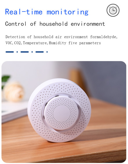 Glomarket Wifi Tuya Smart Air Box формальдегид/CO2/VOC/температура/пульт дистанционного управления влажностью для домашнего отеля