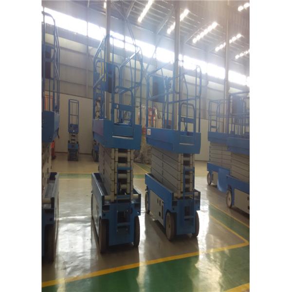 Smooth Deceleration Motorized Scissor Lift Multiple Disc Brakes 270mm*830mm Table