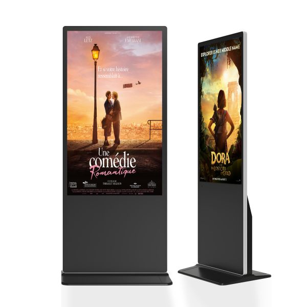 50 Inch Floor Standing Digital Signage Display 4K UHD Android For Educational Film Promotion Commercial