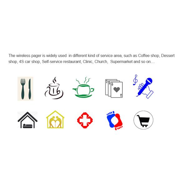 Новый дизайн 800 метров беспроводной системы звонков на большие расстояния с 16 пейджерами для ресторана