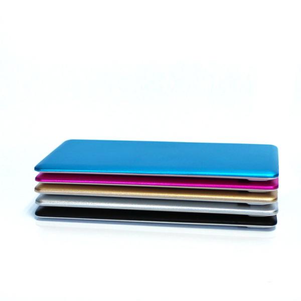 Super Slim Aluminum Metal Mobile Phone Power Bank 3200mAh 5V 2A with Cable
