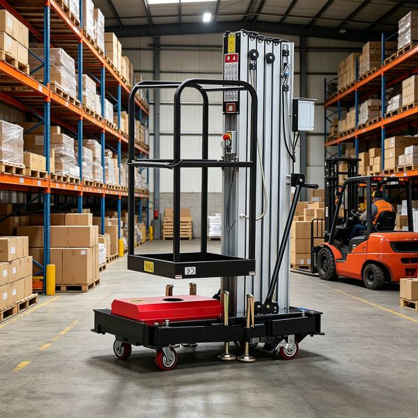 Hyperscale Data Center Vertical Mast Lift Industrial Platform 9m 10m 12m