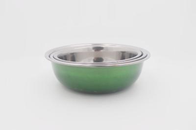 3pcs  Popular selling colorful bird feeder Jar stainless steel feeding bowl