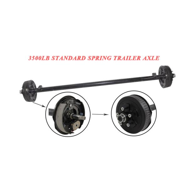 3500lb Max Payload Boat Trailer Axles And Hubs Made Of Durable Carbon Steel Material