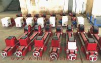 Rotor con las ruedas de la PU, soldadura de la soldadura del tubo del tornillo de posicionamiento del tubo que da vuelta al soporte de Rolls