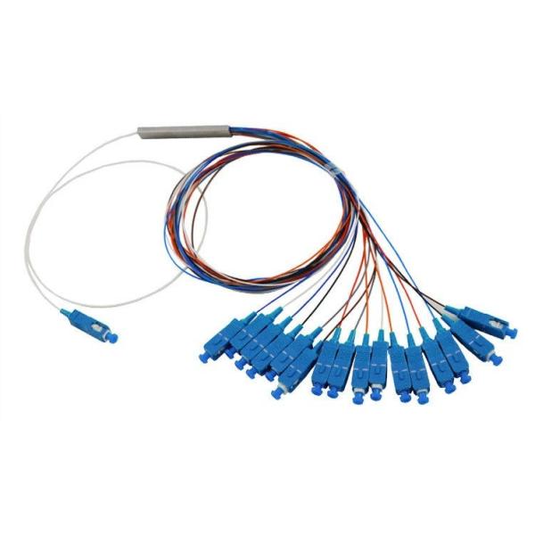 PLC del divisor 1x2 del cable de audio de 1310nm FTTH FTTX FTTB